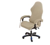 IKFGTJRE Funda Silla Gaming Funda for Silla de Videojuegos, Funda for sillón Lana Polar, Antideslizante, Elasticidad, a Prueba Polvo, 1 Juego para Interiores(Coffee)