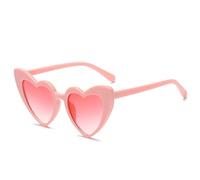 IKFGTJRE Gafas de Sol Gafas con efectos en forma de corazón a la moda for mujer, gafas de sol for mujer que cambian a forma de corazón por la noche, gafas de difracción(No special effects-02)