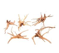 IKFGTJRE Madera Flotante para Acuario Decoración de pecera de Madera, hábitat pequeño, raíces, Madera Flotante, Adornos Decorativos, Paisaje de Acuario, raíces de árboles(25-30CM)