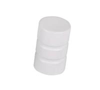 IKFGTJRE Tapas de Barra de Cortina Extremos de Barra Cortina, diseño único y Elegante, Insertos a presión for Ventanas(White B)