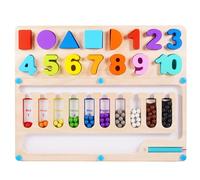 iKidiki Juguetes Montessori 2 3 4 5 6 Años, Juego Magnético Laberinto Regalos Niñas 3 4 5 Años Juego Educativo para Niños 2-5 Años Juguete Madera Juegos Niños 2 3 4 5 Años Regalos Cumpleaños Niños