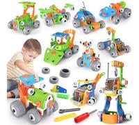 iKidiki Juguetes para Excavadora, Juguetes de construcción de Menta para niños de 5, 6, 7, 8 años, Coches de Juguete, Juguetes de construcción