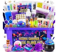 iKidiki Slime para Niños 6 7 8 9 10 11 12 Años, Regalo Niña 6-12 Años Galaxy Slime Kit Juguetes Niña 6-12 Años Manualidades para Niñas Slime Fluffy Pociones Magicas Niñas