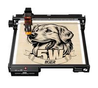 IKIER X5 Pro 5W Grabador Láser 400 mm/s Máquina de Cortadora Láser 410x380mm para Madera, Metal, Acrílico y Más