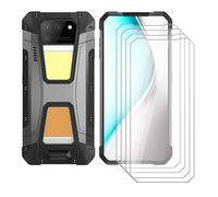 Ikiiqii Protector de pantalla para Unihertz 8849 Tank 3 (6.8 pulgadas) (paquete de 4), vidrio templado de dureza 9H, HD, antiarañazos, antihuellas, protector para Unihertz 8849 Tank 3