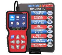 iKiKin Dispositivo de diagnóstico OBD2 edición profesional - Lector de errores de coche con comprobador de batería y datos en directo para todos los vehículos a partir de 2003 (BMW, VW, Audi, Mercedes