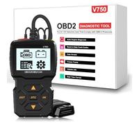 iKiKin Dispositivo de diagnóstico OBD2 para coche, escáner OBD2, escáner de códigos de avería del motor OBD2 con detección de voltaje de definición DTC y monitorización en el protocolo OBDII del coche