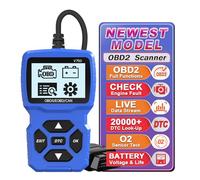 iKiKin OBD2 Scanner ist Das Autodiagnose Tool für Fahrzeuge, Überprüfen Sie Die Rücksetzung Des Motorlichts Kompatibel mit den meisten Autos Seit 1996 (Blau)