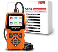 iKiKin Profesional OBD2 Diagnóstico y Motor Escáner con Compatibilidad Universal para Todos los Vehículos OBDII/EOBD Lector de Código Premium con Análisis de Datos en Tiempo Real (Naranja)