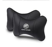 ikleu 2 pcs Reposacabezas Coche, para MG Navigation GS Almohada Soporte Cuello Alivio presión Cabeza Transpirable Accesorios Interiores,A/Black