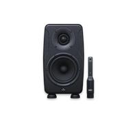 IK Multimedia iLoud Precision 5, nearfield studio monitor, 5" Woofer + 30mm Tweeter, 135W RMS, Respuesta coherente de fase y tiempo, Calibración ARC con micrófono de medición incluido, incl. X-MONITOR