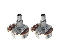 IKN 2 piezas de tamaño completo de la guitarra de volumen del tono de control Ollas B500K lineal de la forma cónica del potenciómetro Dia24mm L18mm largo del eje de Split