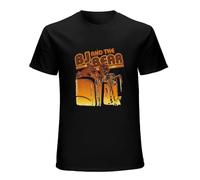 IKOKO Bj & The Bear 1970'S Retro Television Show Wetv Unisex 100% Cotton Short-Sleeve T-Shirts Black L