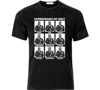 IKOKO Brooklyn Nine Nine Expressions of Holt Funny Unisex 100% Cotton Short-Sleeve T-Shirts Black L
