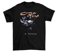IKOKO Cocteau Twins Band Treasure Unisex 100% Cotton Short-Sleeve T-Shirts Black XXL