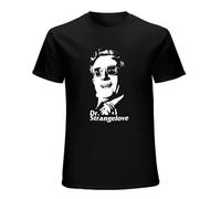 IKOKO Cuo Dr. Strangelove Peter Sellers Movie 60S VTG Parody Fan Unisex 100% Cotton Short-Sleeve T-Shirts Black L