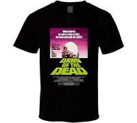 IKOKO Dawn of The Dead 70'S Cult Horror Movie Unisex 100% Cotton Short-Sleeve T-Shirts Black L