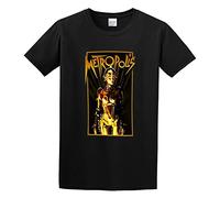 IKOKO Metropolis Silent Fritz Lang Robot Technology Unisex 100% Cotton Short-Sleeve T-Shirts Black M