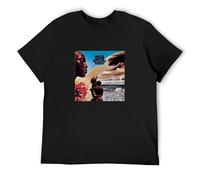 IKOKO Miles Davis Bitches Brew Cover Art Jazz Music Album Vinyl Unisex 100% Cotton Short-Sleeve T-Shirts Black S