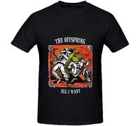 IKOKO Offspring All I Want Tour Soundtrack Unisex 100% Cotton Short-Sleeve T-Shirts Black M