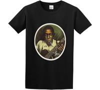 IKOKO Robert Johnson Regular Fit Unisex 100% Cotton Short-Sleeve T-Shirts Black L