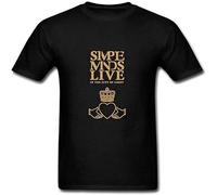 IKOKO Simple Minds Heart Unisex 100% Cotton Short-Sleeve T-Shirts Black XXL