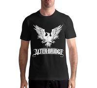 IKOKO Sportswear Alter Bridge Unisex 100% Cotton Short-Sleeve T-Shirts Black L