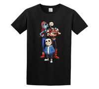 IKOKO Ttatt Undertale All NPC No One Has To Get Hurt Casual Unisex 100% Cotton Short-Sleeve T-Shirts Black S