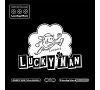 iKON BOBBY - iKON BOBBY LUCKY MAN 2nd Full Kit Album Air-Kit+2Cover+13 Photo Card+2 Button+Sticker K-POP SEALED+TRACKING CODE