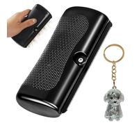 IKOPFLN 1 Pieza Peine para Mascotas, Para limpiar y Peinar el Pelo Suelto, Universal para Perros y Gatos, Con llavero Cápsula Para Recoger el pelo de las Mascotas