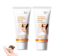 IKOPFLN 2 Piezas de Crema Blanqueadora Axilas, Crema Aclarante Para el Cuerpo, Utilizada para Aclarar la Precipitación de Melanina, Regalos para Mujeres