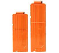 IKOPFLN 2pcs Capacidad de Reserva 12/18 Dardos Recarga Rápida Clip Cargador para Nerf N Strike Elite Series