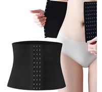 IKOPFLN Corsés para mujer, banda abdominal reductora ajustable, cinturón abdominal adelgazante, para uso postoperatorio y posparto.