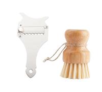 IKOPFLN Cortadora De Trufas Cortadora De Trufa De Acero Inoxidable Para Hogar Cocina Restaurante Con Cepillo De Trufa