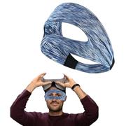 IKOPFLN Máscara de ojos VR Meta Quest 3/Quest 3S, cubierta facial VR con correa elástica, banda para el sudor deportiva VR para PS VR2/Meta Quest PRO/Meta Quest 2/HTC Vive, 1 pieza