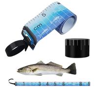 IKOPFLN Metro a Nastro per Misurare il Pesce, Rullo 90 * 5cm con 9mm Piombo, Ruler per Misurare Lunghezza Pesce, Metro Misura per Pescatori-Measure Scale Fish Ruler misurazione per la pesca