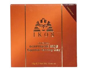 Ikos Espejo compacto de 7 g, diseño de Tierra egipcia original