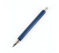 IKPKMD Portaminas de Metal de 5.6mm para Dibujo Técnico y Bocetos (Azul) | Cuerpo metálico hexagonal con afilador integrado en el pulsador, ideal para bocetado, dibujo técnico y marcado preciso