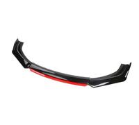 IKQOZPGN Alerón Delantero para Coche para Opel Corsa E 2014-2019, Modificación del Spoiler Difusor Lip Kit Decoración de Front Pala Protección para el Borde del Mentón,A-Red