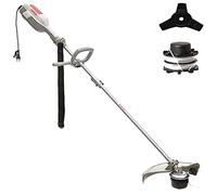 Ikra Desbrozadora eléctrica IES 1000 C — 1000 W, 37 cm, bobina, cuchilla 3 hojas y cinta de hombro