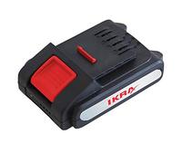IKRA batería de 20V, 2Ah, de iones de litio, tipo LI 22, con indicador LED | Compatible con las herramientas de jardín de 20 V de IKRA, perfectas para un rendimiento fiable en trabajos de jardinería