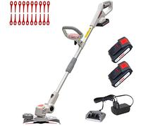 IKRA cortabordes IAT 20-1M, Incl. 2X baterías, Cargador y 20x Cuchillos de Nylon