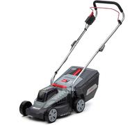 IKRA cortacésped IB-LM 33, 33 cm, sin batería de 36 V ni Cargador | Compatible con Bosch, recomendado para 250 m², altura de corte 30-70 mm, cesta de recogida 30l, ligero, compacto y ergonómico