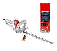 IKRA Cortasetos eléctrico FHS 1545, Solo 1,9 kg, con Spray de Mantenimiento | Fabricado en Alemania, 500 V, longitud de corte: 45 cm, protección mecánica contra sobrecargas y bloqueo