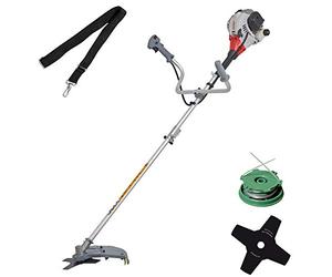 IKRA desbrozadora a Gasolina IBF 25-1 In obina, Disco de 4 Puntas y arnés