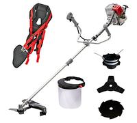 IKRA desbrozadora a Gasolina IBF 31-4, con un Amplio Surtido de Accesorios | Incluye cuchillas de 3 y 8 dientes, carrete, correa profesional para el hombro y protector, motor de 4 tiempos, 31 cm³, 0,7kW