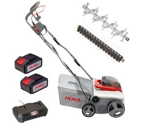 IKRA escarificador y aireador a batería 3 en 1 IAVL 2-2040, ancho 40 cm