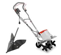 IKRA motoazada eléctrica IEM 1500, anchura de trabajo flexible de 32 y 45 cm, profundidad de trabajo de hasta 20 cm, potencia de 1500 W, in rado aporcador