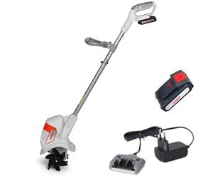 IKRA motoazada sin Cable IAMH 20, Anchura de Trabajo 19 cm, Profundidad de Trabajo hasta 15,5 cm, Tiempo de Funcionamiento máx. 30 Minutos, In atería y Cargador