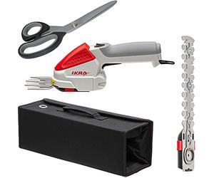 IKRA tijeras cortahierba y corta arbustos por batería "2 en 1" IGBS 1054 LI 7,2 V, in atería recargable, cargador, tijeras universal y bolsa